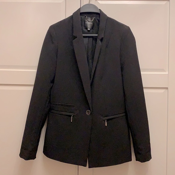 Black Boyfriend Style Blazer - Picture 1 of 6